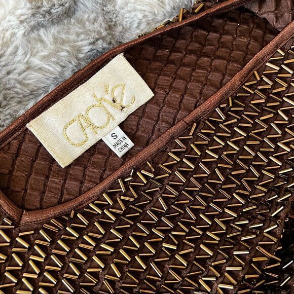 CACHÉ Top Made in Beads Size S - Picture 5 of 6